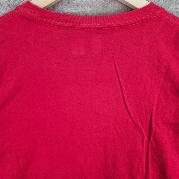 Hudson's Bay Official Olympic Team Canada T-Shirt Red Men's Size L Crew Neck - Picture 8 of 10